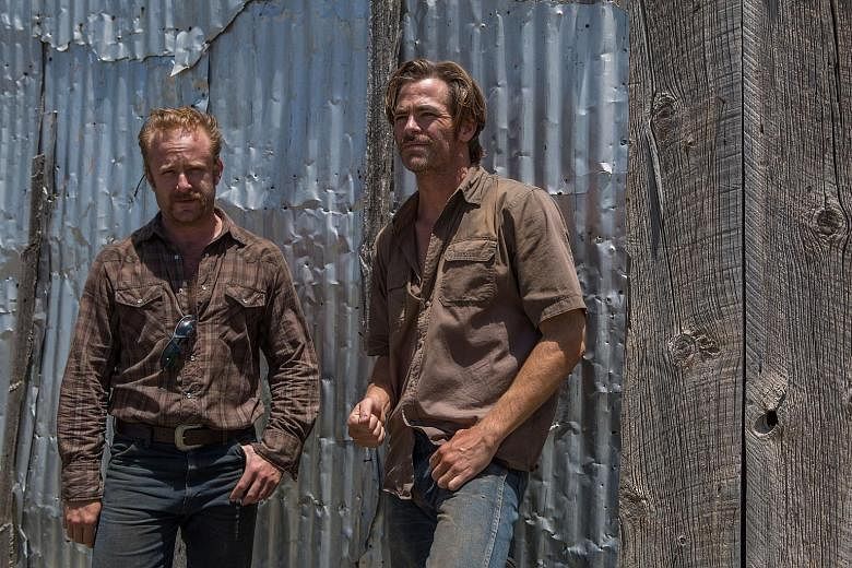 Ben Foster (left) and Chris Pine in the Oscar-nominated film Hell Or High Water, which can be viewed on streaming sites. 