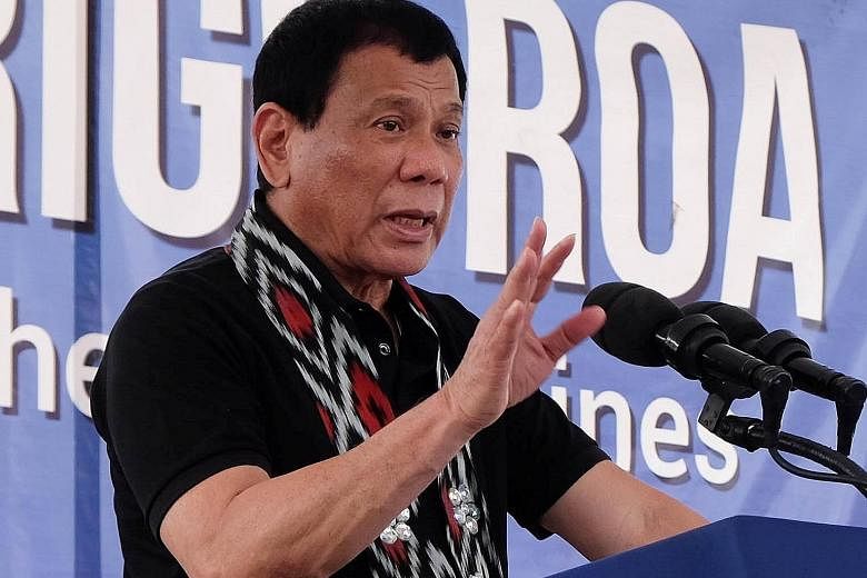 Mr Duterte called off a ceasefire with Maoist-led rebels.