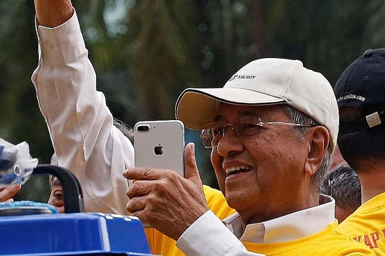 PAS, led by president Abdul Hadi Awang, has a stronger hold among Malays than other opposition parties. The opposition is banking on the star power of PPBM chairman Mahathir Mohamad, who was once a top Umno leader, to draw votes. PM Najib recently la