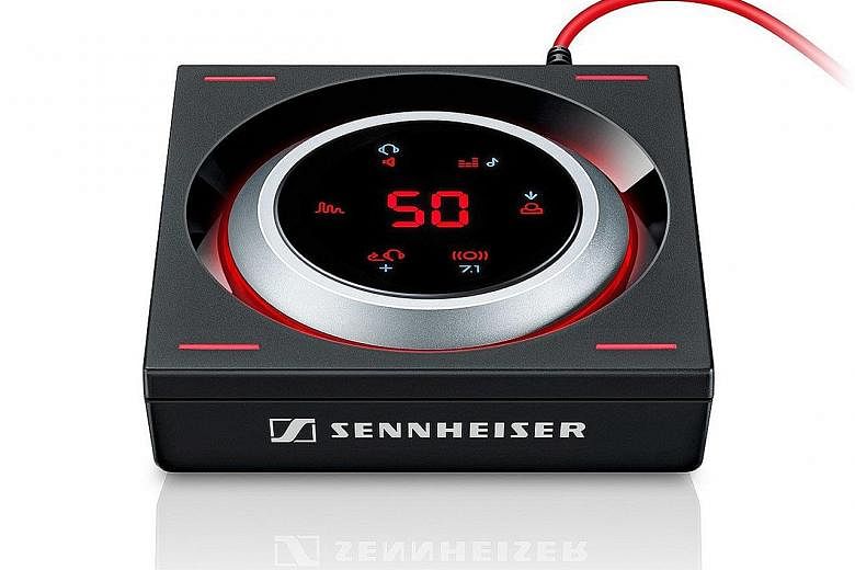 In games such as Overwatch, you can hear when enemies sneak up on you and even know where they're approaching from with Sennheiser's GSX 1000 gaming amp.