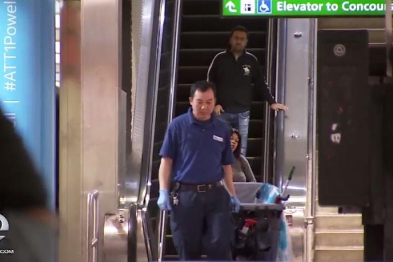 San Francisco janitor who earned S380k in a year caught hiding in