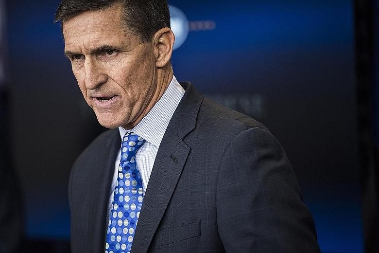 There has been controversy over Mr Flynn's contacts with Russian officials.