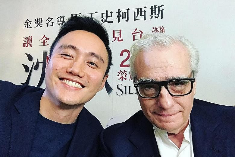 Director Boo Junfeng met Martin Scorsese in Taipei, where the American film-maker was promoting his movie Silence.