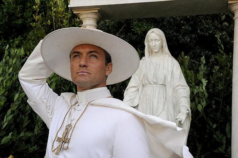 Jude Law is the the dashing and fictitious Pope Pius XIII in The Young Pope.