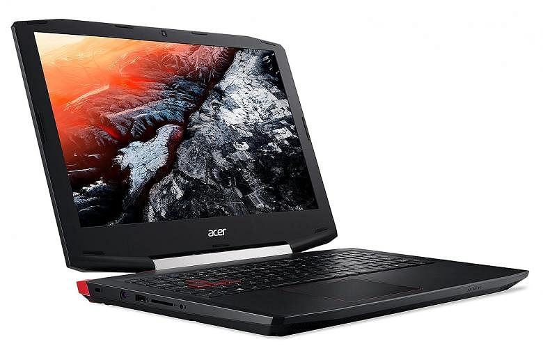 The Acer Aspire VX 15 is a capable gaming laptop. Its comes with the latest Intel Core i7 processor and has two storage drives - a fast 128GB solid-state drive for apps and a slower but larger 1TB hard drive for data.