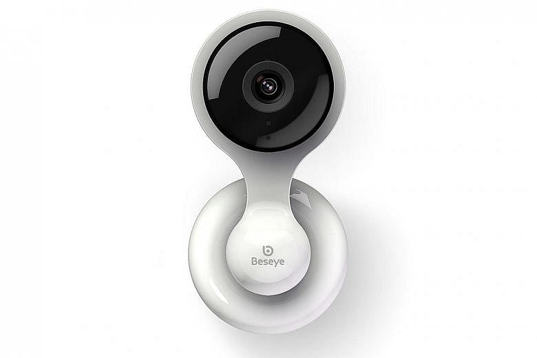 Like some home-security cameras, the Beseye Pro Wi-Fi Monitoring Camera can distinguish between people and moving objects.