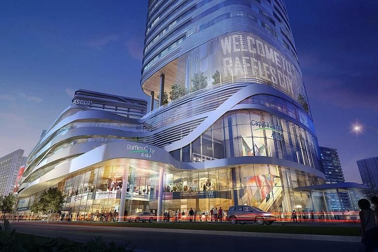 Raffles City Shenzhen is one of the eight malls that CapitaLand will be opening this year. The developer is now in a very resilient position, said its CEO, following last financial year's good results.