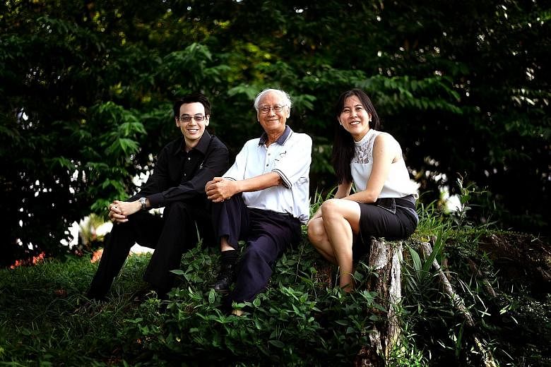SSTA, which turns 10 next week, is led by a core team, including (from left) Mr Jonathan Hung, National Research Foundation adviser Lui Pao Chuen and Ms Lynette Tan, who are passionate about developing the space technology industry here. It is organi