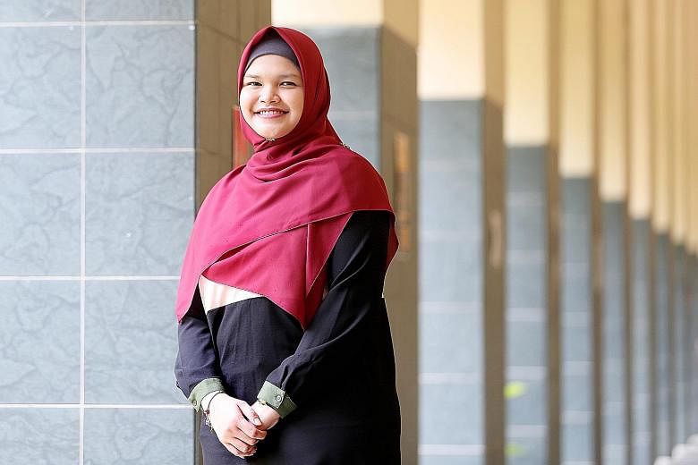 Ms Hafizah is pursuing a master's in applied psychology and hopes to be an education psychologist after she graduates.