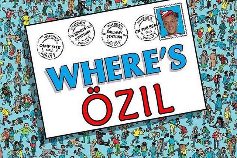 Where's Wally? Wally can't help but go missing to everyone's frustration and that's how many Arsenal fans are feeling as Ozil went missing yet again as the Gunners were routed 5-1 by Bayern Munich in the Champions League. So where's Ozil?