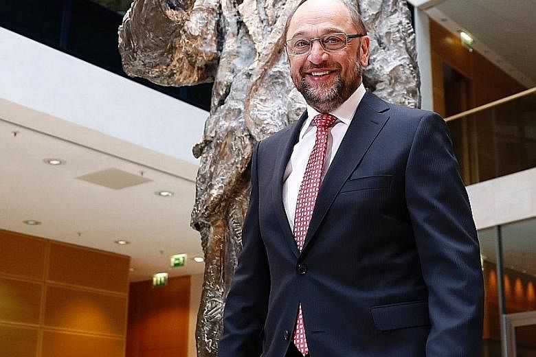 Mr Schulz has dramatically reversed the Social Democrat Party's fortunes since taking the party's top post. Crucially, he is harnessing what appeared at first glance to be personal disadvantages to appeal to the masses.