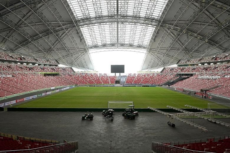 Coaches and officials say players will benefit from a short training session on the National Stadium field to get used to its texture and dimensions, as well as the atmosphere.