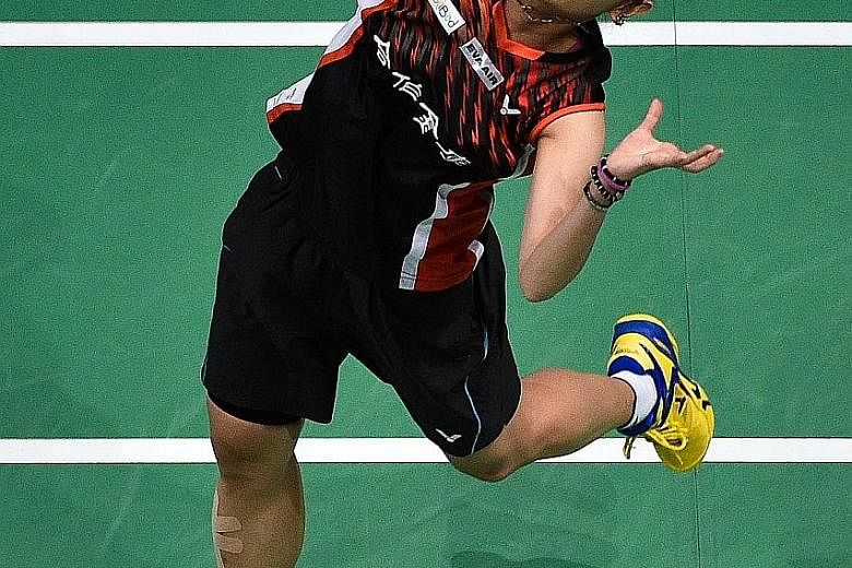 Chinese Taipei's Tai Tzu-ying in action at the Dubai World Superseries Finals. She won her first tournament as world No. 1 in last December's season finale and has insisted that she "doesn't feel much different" since ascending to the top ranking.