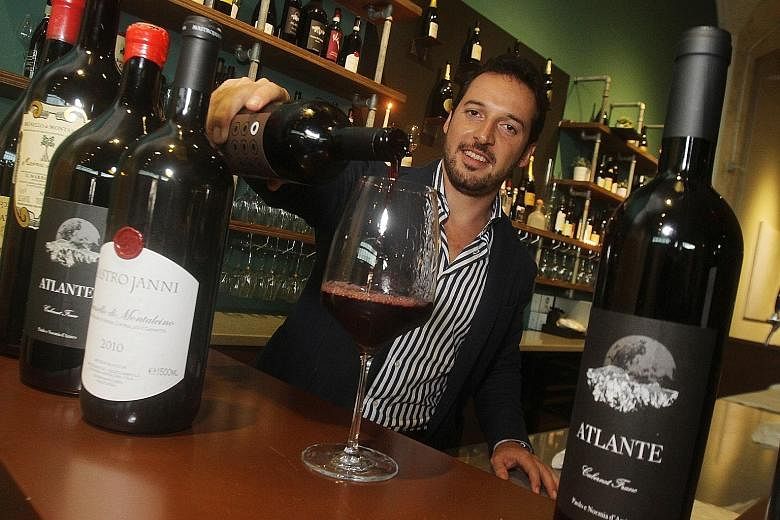 Mr Giacomo Pallesi, owner of Angra Wine & Spirits, will be showcasing a selection of fine Italian wines at the first edition of the ST Wine Fair on March 4. Among the wines to look out for is the Cabernet Franc Atlante 2011, produced by Paolo e Noemi