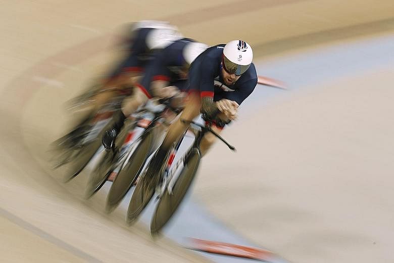 British cyclists competing in the men's team pursuit at the Rio de Janeiro Olympics. Great Britain were the most successful cycling nation at last year's Games, winning six golds. But the country's most successful and best-funded sports governing bod