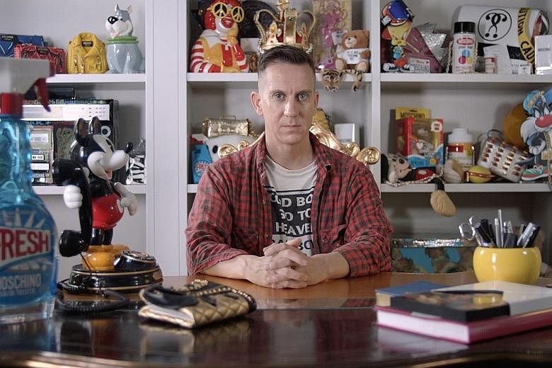 Moschino creative director Jeremy Scott fills his office with assorted items that reflect his personality in Milan.