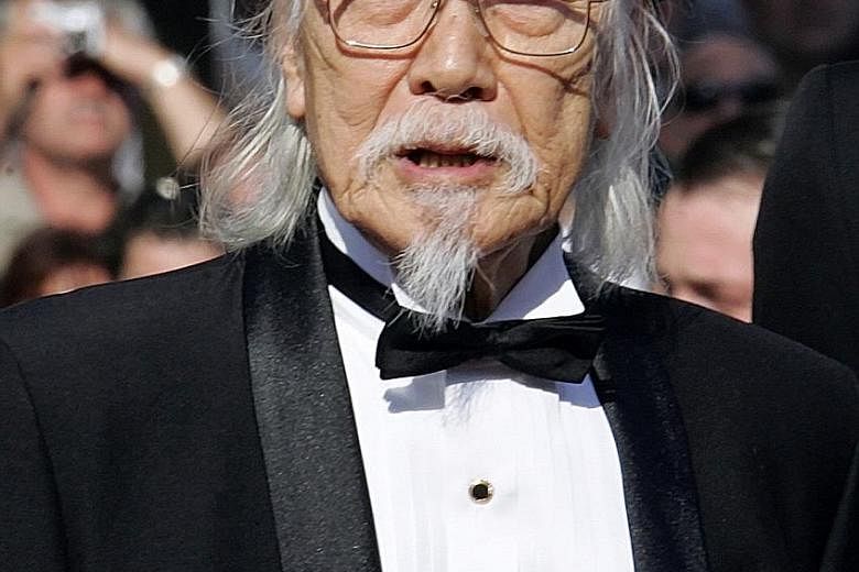 Seijun Suzuki in a 2005 photo. The Japanese director was known for his mix of violence and absurdist comedy in his films.