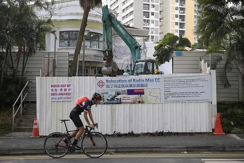 Radin Mas Community Club is among several facilities being upgraded. Other projects in the pipeline include sports facilities such as Bedok Sports Complex.