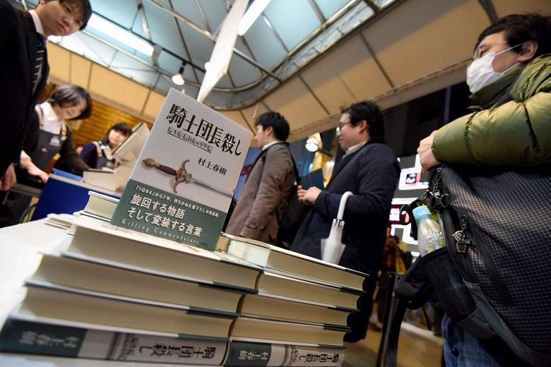 Murakami Fans Pack Stores At Midnight For New Novel | The Straits Times