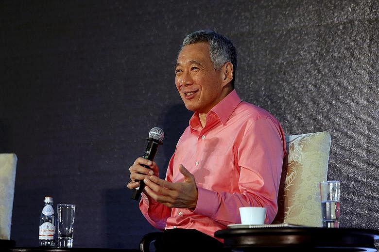 When asked about his philosophies on leading a country at Camp Sequoia last Friday, PM Lee said: "The most important philosophy is not to take yourself or your philosophy too seriously. If you think you have found a formula to succeed, somewhere in t