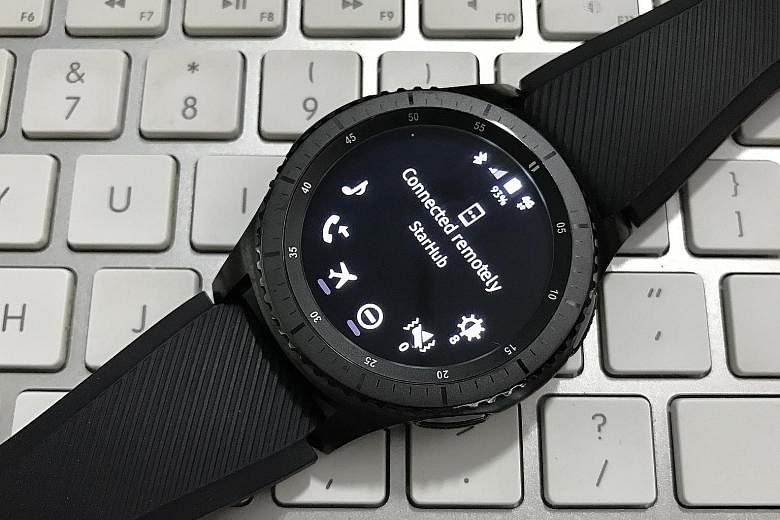 The Samsung Gear S3 frontier (LTE) smartwatch has built-in GPS, so it can track your runs accurately. It also supports Samsung Pay.