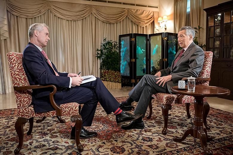 PM Lee was also asked by Mr Sackur about Singapore-China ties, in the light of Hong Kong's seizure of nine Singapore Armed Forces Terrex infantry carriers on their way back from a military exercise in Taiwan last December. PM Lee said he would not sa