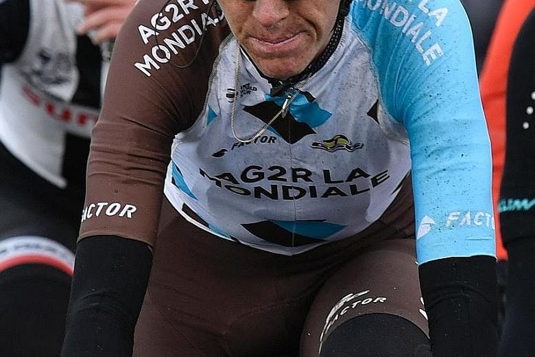 Romain Bardet will take no further part in the Paris-Nice race, after being disqualified for taking a car tow.