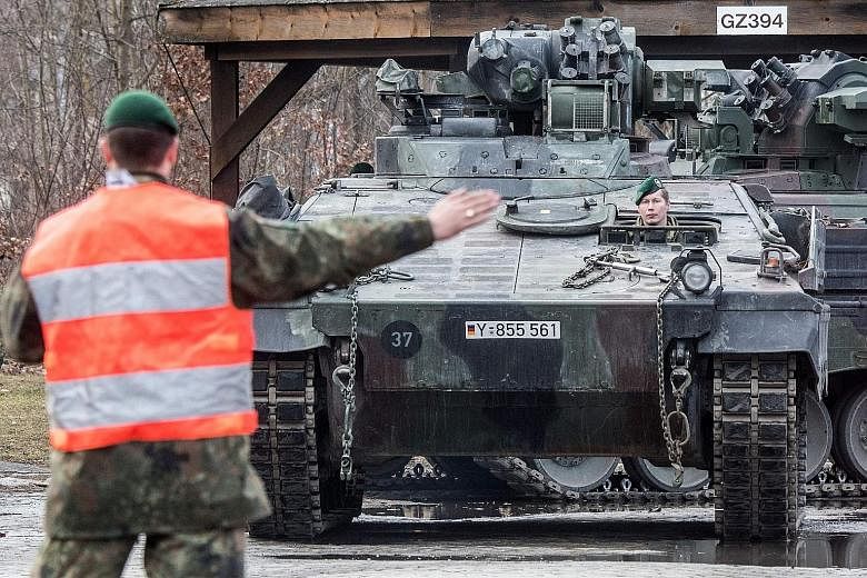 Nearly 500 German troops are in Lithuania on an open-ended Nato deployment near the Russian frontier. While Pro-Russian websites are calling the deployment a "second invasion" by Germany, the Nazis are ancient history to Lithuanians, who are now more