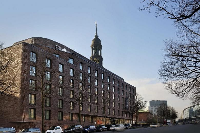 Ascott Reit plans to buy Citadines City Centre Frankfurt (above) and Citadines Michel Hamburg (left), as well as Ascott Orchard Singapore (below). The deal will mark its first foray into Frankfurt while expanding its presence in both the Hamburg and 