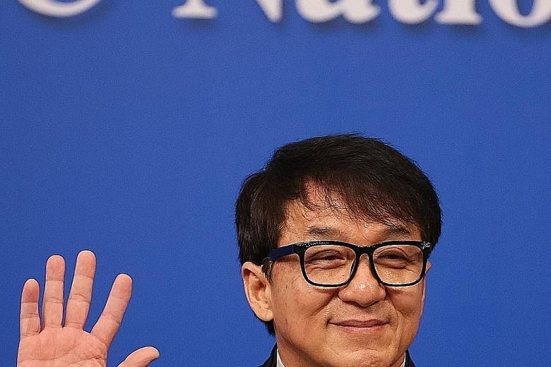 Jackie Chan says if more films from Hollywood are shown in China, the move can also spur local talents to upgrade skills.