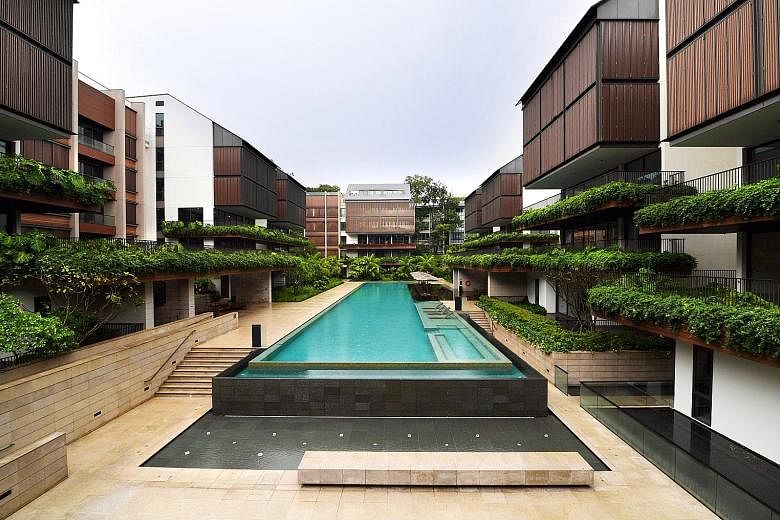 Banker Wee Cho Yaw bought 45 unsold units at The Nassim (above) for $411.6 million through the purchase of a 100 per cent stake in Nassim Hill Realty.