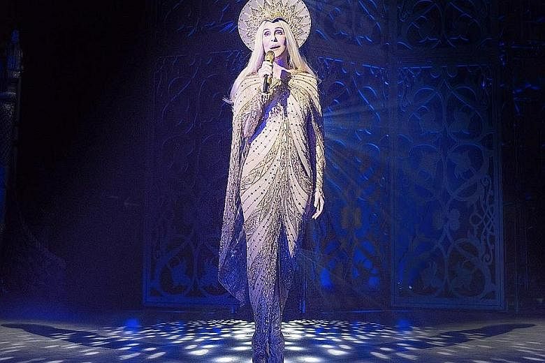Cher, 70, performing at Park Theater Monte Carlo in Las Vegas last month.