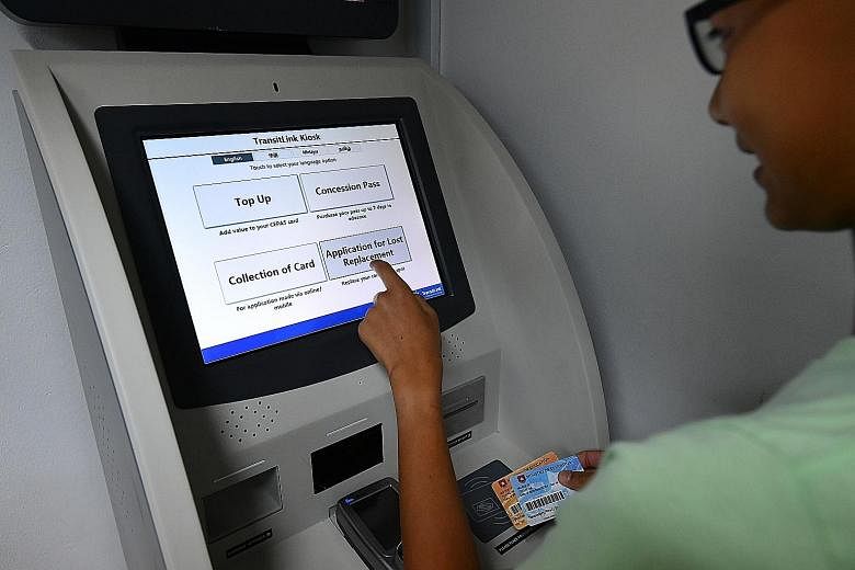 A pilot kiosk has been operating at Buona Vista MRT station since May and has processed more than 800 card replacements so far.