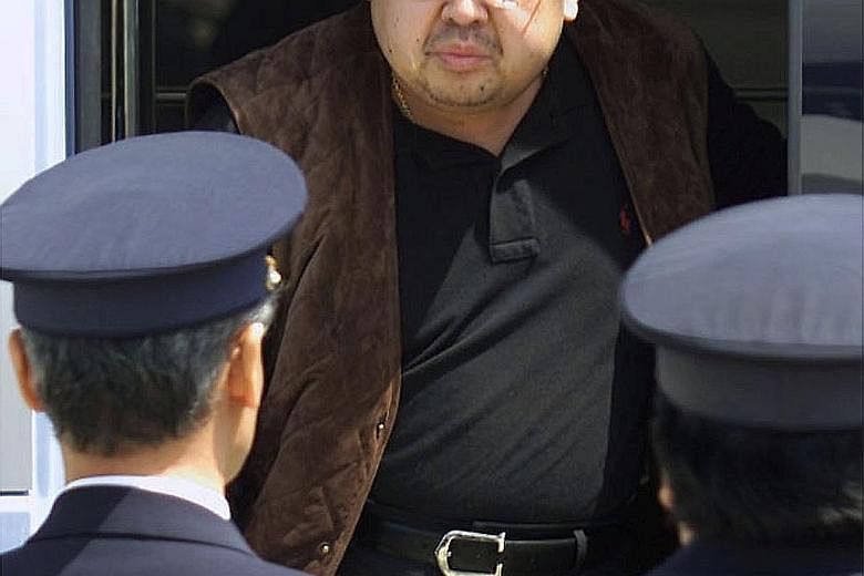 Mr Kim Jong Nam died on the way to hospital after two women allegedly smeared his face with a liquid before he was to board a flight to Macau.