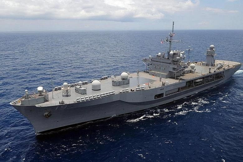 USS Blue Ridge is the the command ship of the US Seventh Fleet that is based in Japan. The recent indictments in the "Fat Leonard" bribery case are related to offences that the accused had committed while they were assigned to this fleet. The charges