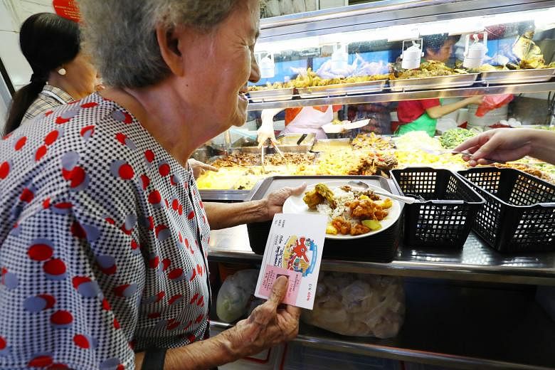 Thirty elderly residents in Toa Payoh East-Novena have been given coupons to redeem free meals on weekdays, under a programme by Toa Payoh East CCC. The Pioneer Generation Office had alerted the CCC to lonely seniors, and grassroots volunteers also identi