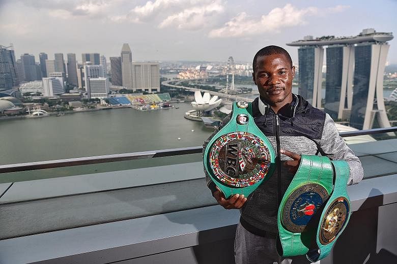 World Boxing Council silver welterweight champion Charles Manyuchi (above) of Zimbabwe will be taking on Asian boxer Qudratillo Abduqaxorov of Uzbekistan in the 66.7kg division at the OCBC Arena next Saturday.