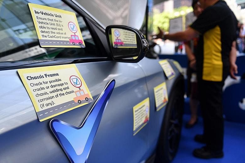 The two-part checklist was launched during a Case roadshow at Chevron House yesterday, with stickers on a car displaying tips for buyers purchasing a second-hand car.