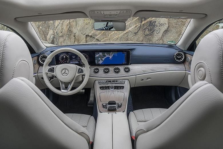 The new E-class Coupe offers a quieter and smoother ride.