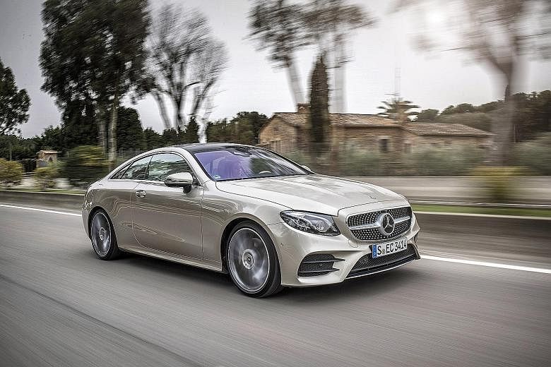 The new E-class Coupe offers a quieter and smoother ride.