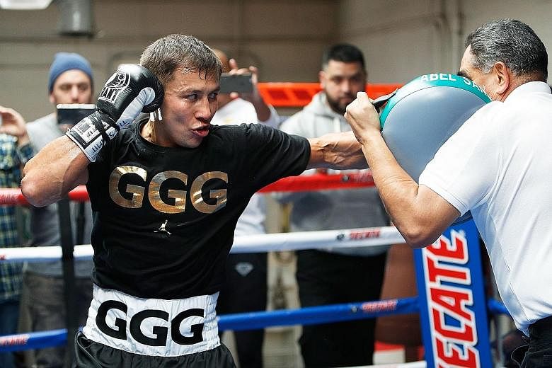 Middleweight champion Gennady Golovkin, nicknamed "Triple G", will be looking to extend his unbeaten record when he faces Daniel Jacobs today.