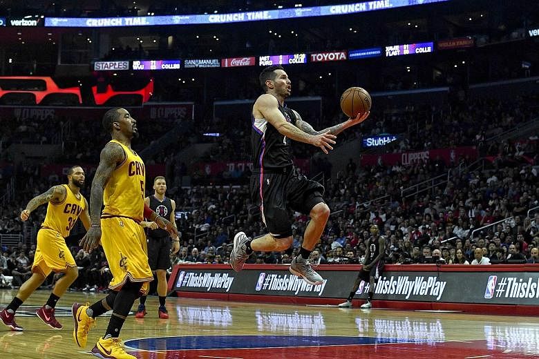 Clippers guard Austin Rivers going for an easy lay-up against the Cavaliers, who despite losing believe they are still the team to beat.