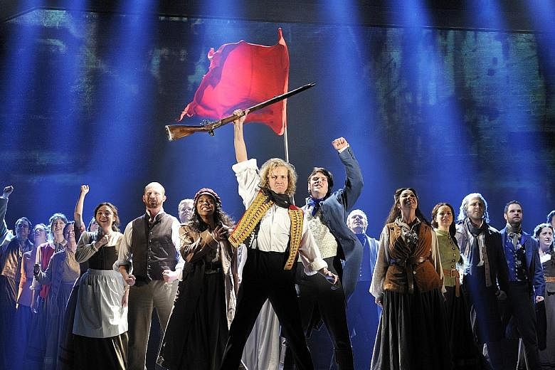 A Les Miserables production, by Cameron Mackintosh, in Millburn, New Jersey, in 2010.