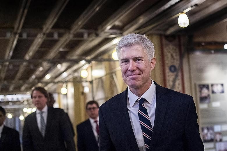 Mr Gorsuch is likely to be confirmed as a US Supreme Court justice by the Senate, which has a Republican majority. If approved, he would restore a 5-4 conservative majority in the court.