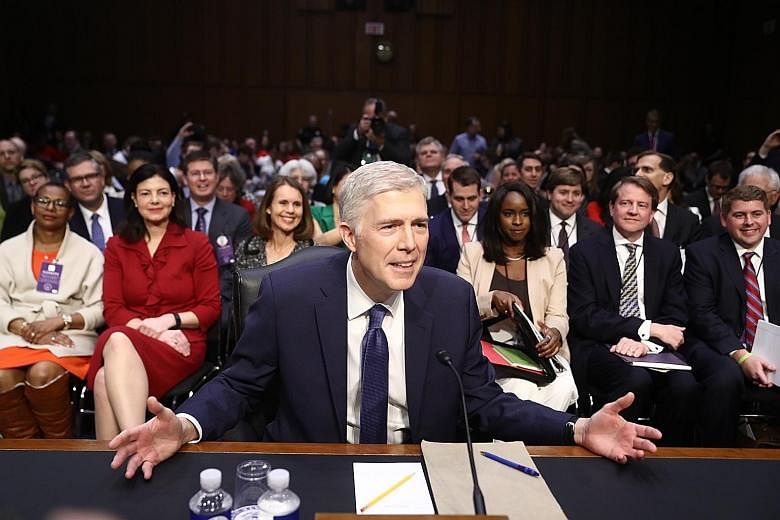 Judge Neil Gorsuch said there is no such thing as a partisan judge.
