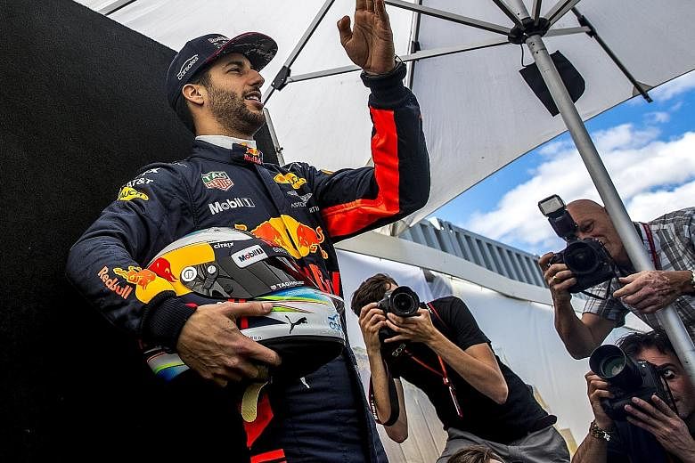 Red Bull's Daniel Ricciardo believes he's in with a shout for Sunday's race.