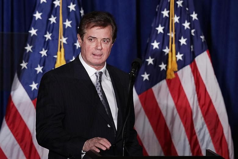 Mr Manafort is under scrutiny over his connections to Russian business interests.