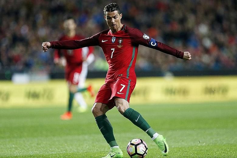 Captain Cristiano Ronaldo netted Portugal's second goal in their 3-0 win over Hungary. He also scored their third goal, and had a hand in the opening strike.