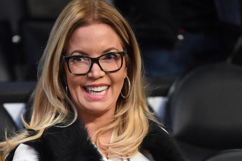 Jeanie Buss, President and part owner of the Los Angeles Lakers