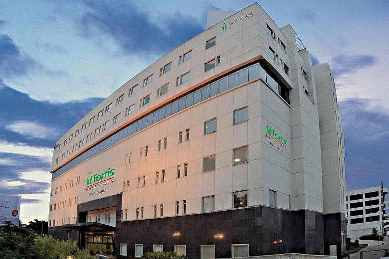 Fortis Healthcare Bannerghatta in India. Fortis Healthcare, India's second-largest private hospital chain by market value, is said to be weighing a buyout of RHT Health Trust that owns some of its clinics.
